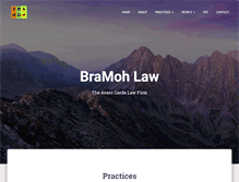 Tablet Screenshot of bramohlaw.com